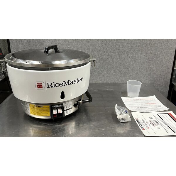 Scratch and Dent Town RM-55N-R Natural Gas 110 Cup (55 Cup Raw) Gas Rice Cooker and Warmer - 34,600 BTU