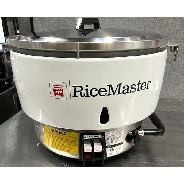 Scratch and Dent Town RM-55N-R Natural Gas 110 Cup (55 Cup Raw) Gas Rice Cooker and Warmer - 34,600 BTU