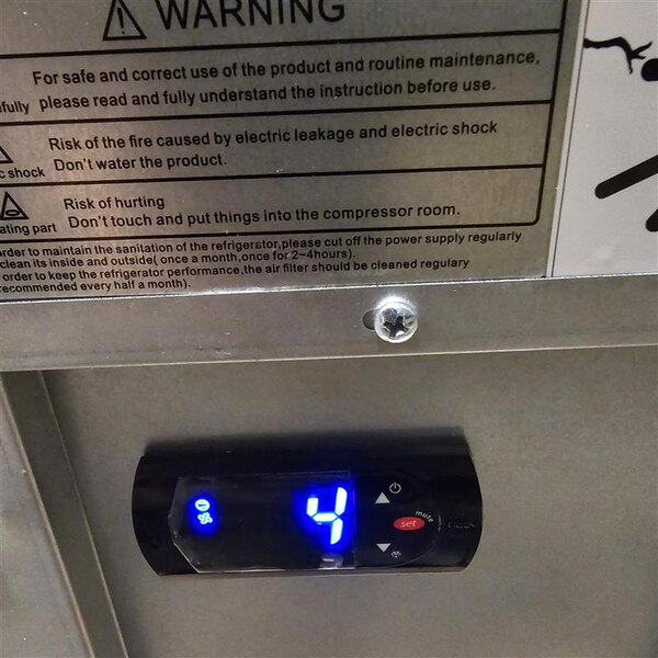 Scratch and Dent Avantco AWT-48F 48" Worktop Freezer with 3 1/2" Backsplash