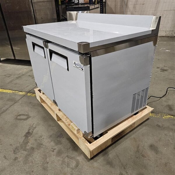 Scratch and Dent Avantco AWT-48F 48" Worktop Freezer with 3 1/2" Backsplash