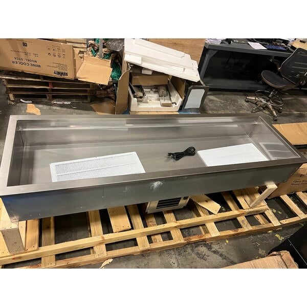 Scratch and Dent ServIt SDC-6A Six Pan Drop-In Refrigerated Cold Food Well - 120V