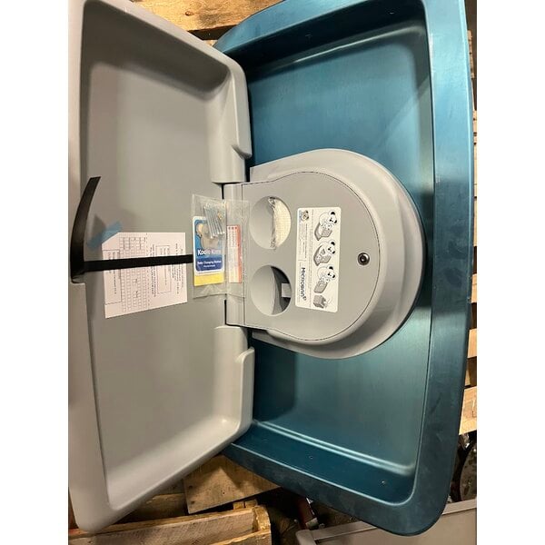 Scratch and Dent Koala Kare KB310-SSRE 41 5/16" x 26 1/4" Horizontal Recess Mount Stainless Steel Baby Changing Station / Table