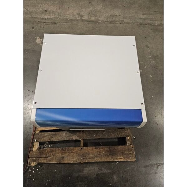 Scratch and Dent Avantco CFM2LB White Customizable Countertop Freezer with Swing Door and Top Lit Header