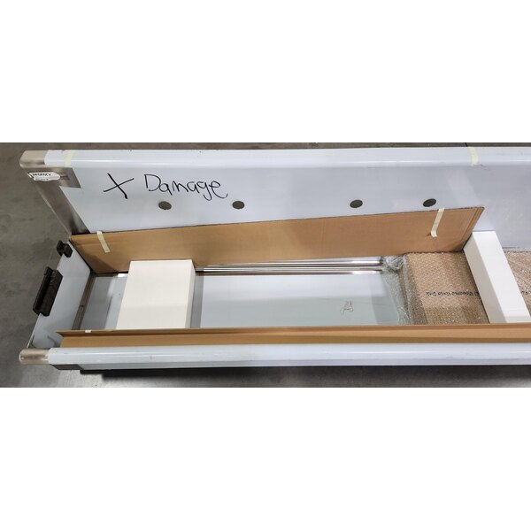 Scratch and Dent Regency Wall-Mounted 96" x 17 1/2" Hand Sink for (4) 8" Center Faucets