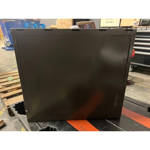 Scratch and Dent Hirsh 24084 SOHO Charcoal Two-Drawer Lateral 101 File Cabinet - 30" x 17 5/8" x 27 3/4"