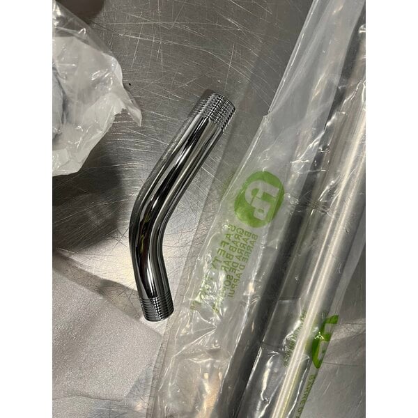 Scratch and Dent Delta Faucet T13H332 Universal Dual Shower Head, Grab Bar, Wall Elbow, and Shower Trim Kit