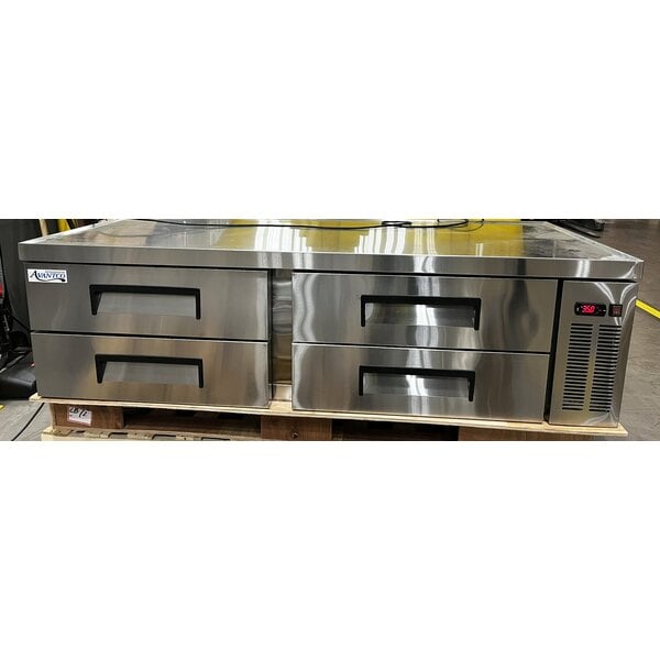Scratch and Dent Avantco CBE-72-HC 72" 4 Drawer Refrigerated Chef Base
