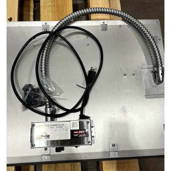 Scratch and Dent Hatco GRSBF-60-I Glo-Ray 61 1/2" x 21" Built In Heated Shelf Warmer with Flush Top - 1220W