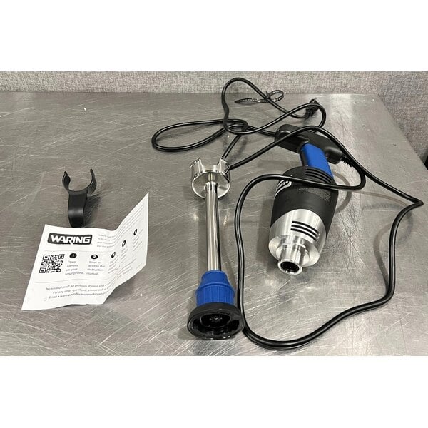 Scratch and Dent Waring WSB40X Quik Stik Plus 10" Medium-Duty Variable-Speed Immersion Blender - 120V, 1/2 hp