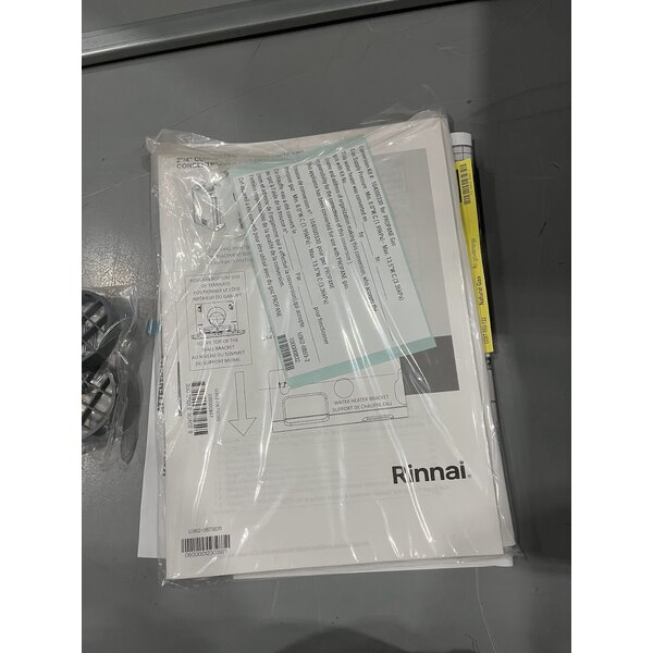 Scratch and Dent Rinnai SENSEI CXP160iN Natural Gas / Liquid Propane Wall-Mounted Indoor / Outdoor Tankless Water Heater - 120V, 160,000 BTU, 9.0 GPM