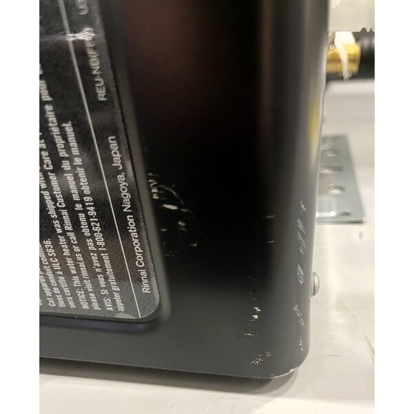 Scratch and Dent Rinnai SENSEI CX199iN Natural Gas / Liquid Propane Wall-Mounted Indoor / Outdoor Tankless Water Heater - 120V, 199,000 BTU, 11.0 GPM