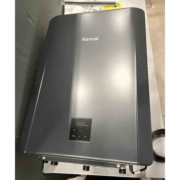 Scratch and Dent Rinnai SENSEI CX199iN Natural Gas / Liquid Propane Wall-Mounted Indoor / Outdoor Tankless Water Heater - 120V, 199,000 BTU, 11.0 GPM