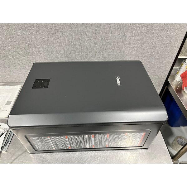 Scratch and Dent Rinnai SENSEI CX160iN Natural Gas / Liquid Propane Wall-Mounted Indoor / Outdoor Tankless Water Heater - 120V, 160,000 BTU, 9.0 GPM