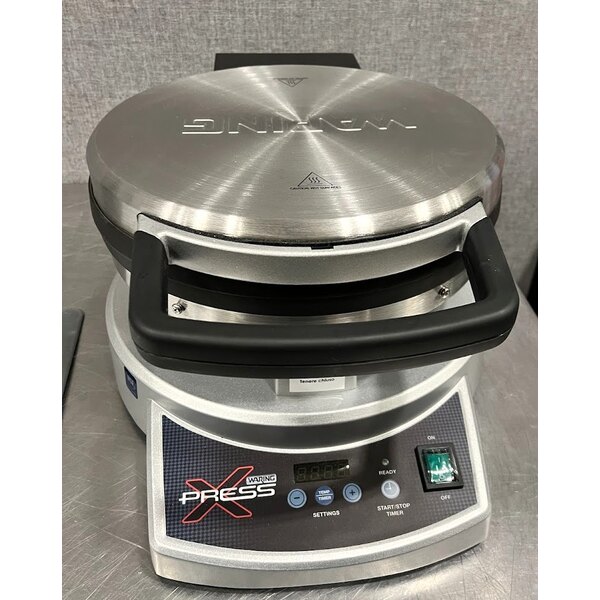 Scratch and Dent Waring XPress WSC300 13 1/2" Dual-Surface Multipurpose Aluminum Non-Stick Electric Cooktop - 120V, 1800W