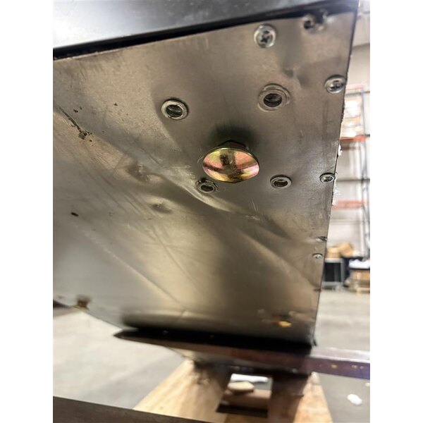 Scratch and Dent Avantco UBB-72G-HC 73" Black Counter Height Narrow Glass Door Back Bar Refrigerator with LED Lighting