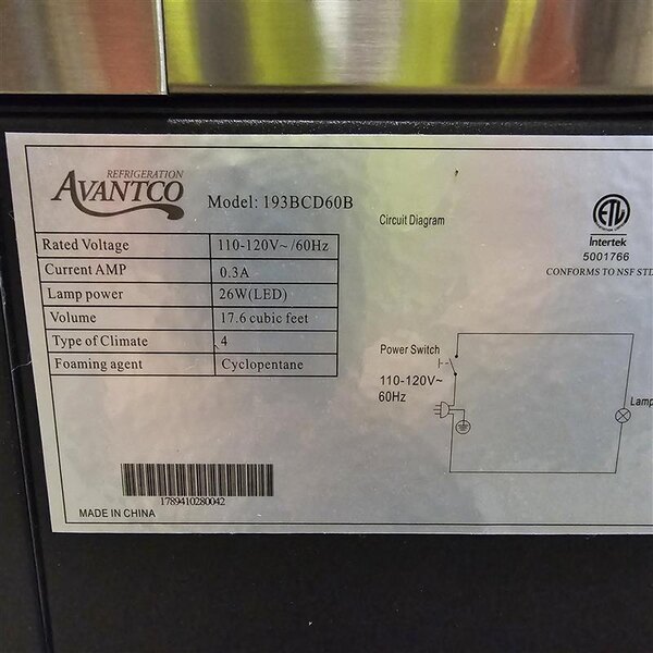 Scratch and Dent Avantco BCD-60 60" Curved Glass Black Dry Bakery Display Case