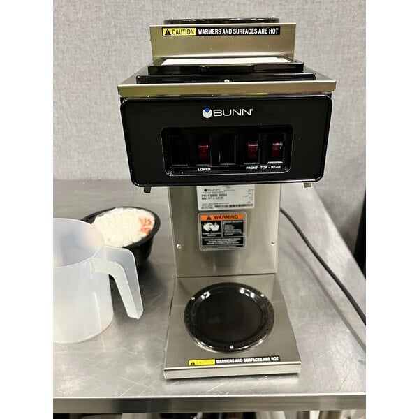 Scratch and Dent Bunn 13300.0004 VP17-3 Low Profile Pourover Coffee Brewer with 3 Warmers
