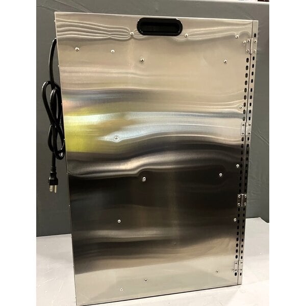 Scratch and Dent Avantco 24 Tray Stainless Steel Food Dehydrator with Glass Door - 120V, 1600W