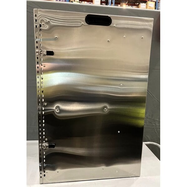 Scratch and Dent Avantco 24 Tray Stainless Steel Food Dehydrator with Glass Door - 120V, 1600W