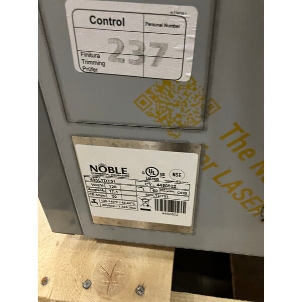 Scratch and Dent Noble Warewashing LT-DT51 Select Low-Temperature Door-Type Dishwasher - 120V, 1 Phase