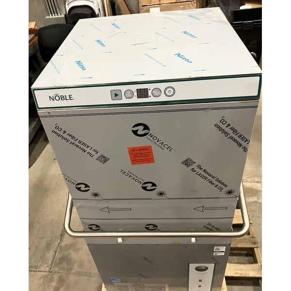 Scratch and Dent Noble Warewashing LT-DT51 Select Low-Temperature Door-Type Dishwasher - 120V, 1 Phase