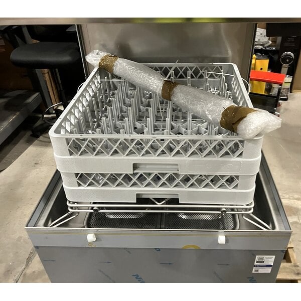 Scratch and Dent Noble Warewashing LT-DT51 Select Low-Temperature Door-Type Dishwasher - 120V, 1 Phase