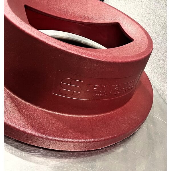 Scratch and Dent San Jamar KA5500 KatchAll Magnetic Flatware Retriever 55 Gallon Trash Can Lid