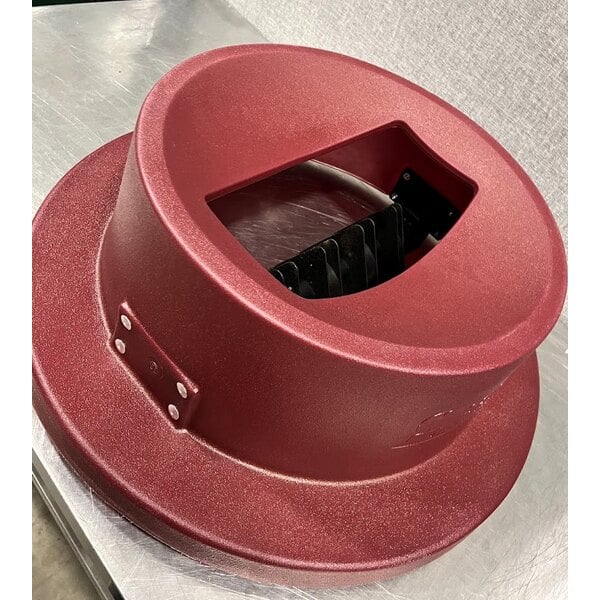 Scratch and Dent San Jamar KA5500 KatchAll Magnetic Flatware Retriever 55 Gallon Trash Can Lid