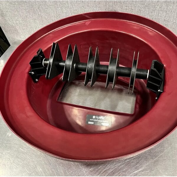 Scratch and Dent San Jamar KA5500 KatchAll Magnetic Flatware Retriever 55 Gallon Trash Can Lid