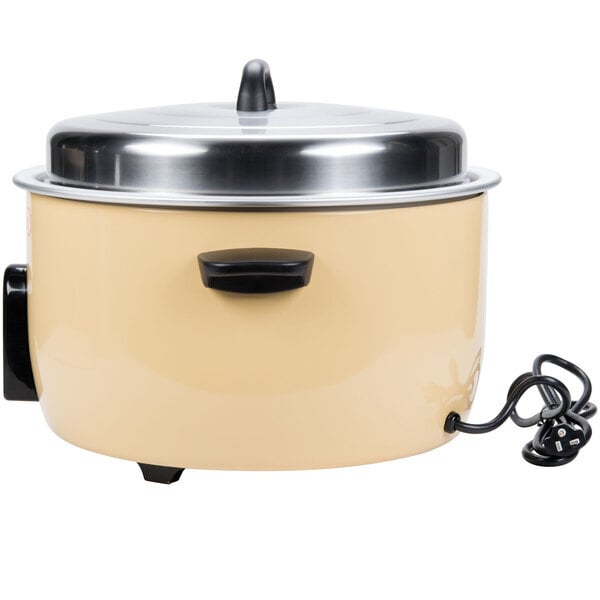 Scratch and Dent Town 57155 110 Cup (55 Cup Raw) Electronic Rice Cooker / Warmer - 230V