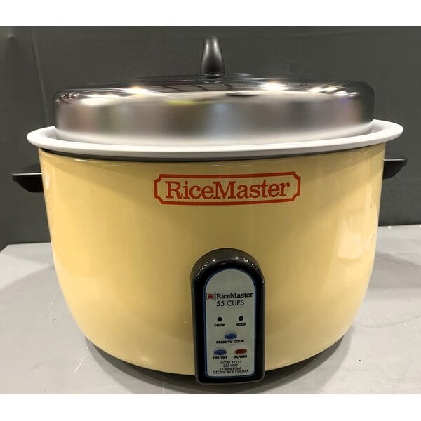 Scratch and Dent Town 57155 110 Cup (55 Cup Raw) Electronic Rice Cooker / Warmer - 230V