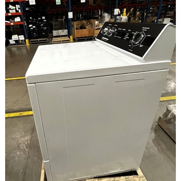 Scratch and Dent Speed Queen DR5004WE 7 cu. ft. 27" Front Load Electric Dryer with Rear Control and Steam - Free Use