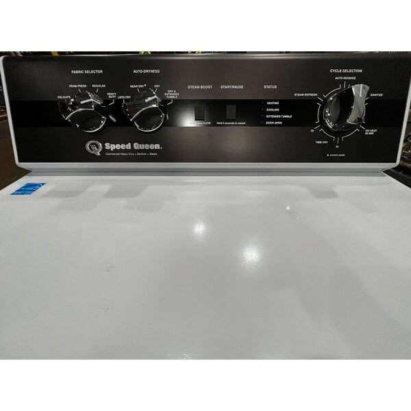 Scratch and Dent Speed Queen DR5004WE 7 cu. ft. 27" Front Load Electric Dryer with Rear Control and Steam - Free Use