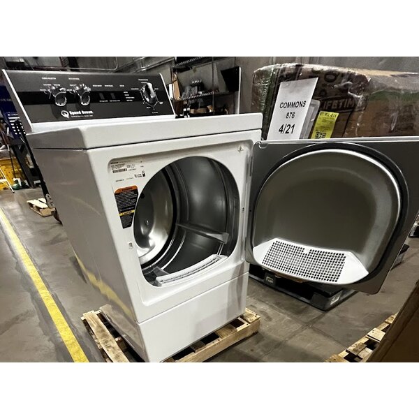Scratch and Dent Speed Queen DR5004WE 7 cu. ft. 27" Front Load Electric Dryer with Rear Control and Steam - Free Use