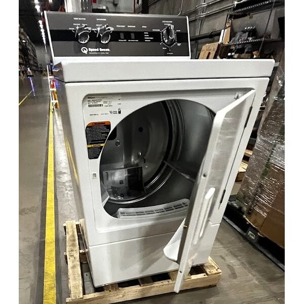 Scratch and Dent Speed Queen DR5004WE 7 cu. ft. 27" Front Load Electric Dryer with Rear Control and Steam - Free Use