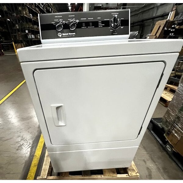 Scratch and Dent Speed Queen DR5004WE 7 cu. ft. 27" Front Load Electric Dryer with Rear Control and Steam - Free Use