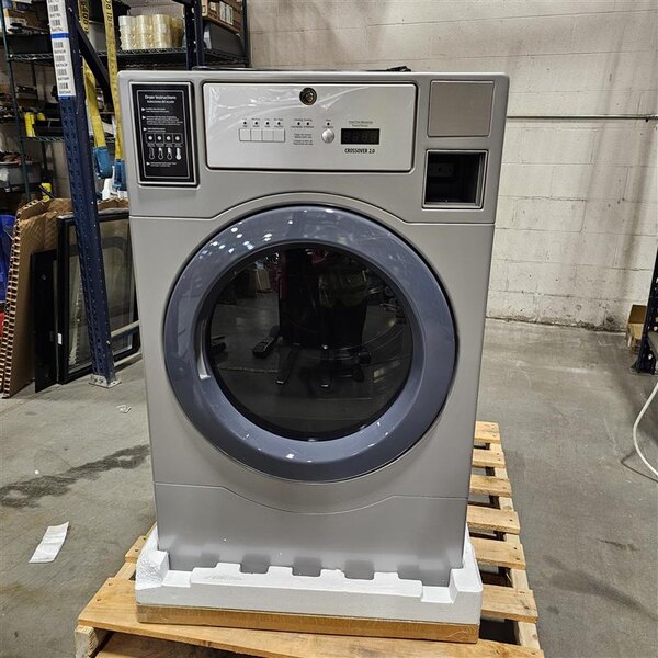 Scratch and Dent Crossover 7 cu. ft. 27" Front Load Gas Powered Commercial Dryer - Free Use DLHF0817GC2OPL