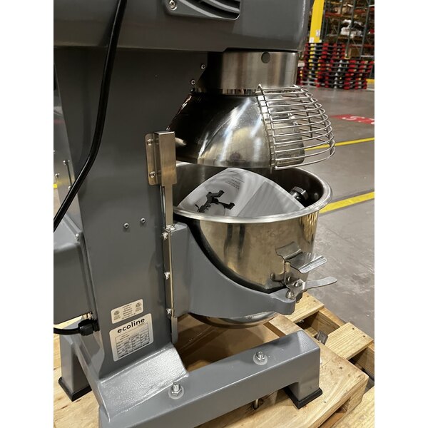 Scratch and Dent Ecoline by Hobart EMM20-1STD 20 Qt. Planetary Stand Mixer with Guard & Standard Accessories - 120V, 1 HP