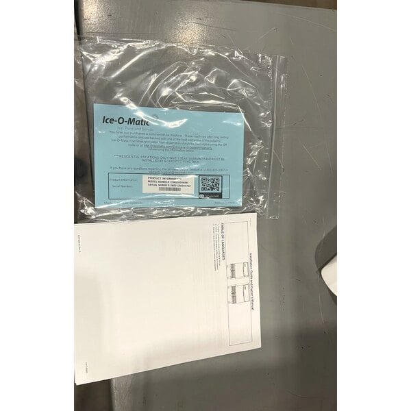 Scratch and Dent Ice-O-Matic CIMU300HA90 30 3/8" Air-Cooled Undercounter Half Dice Cube Ice Machine with 112 lb. Bin - 302 lb., 115V