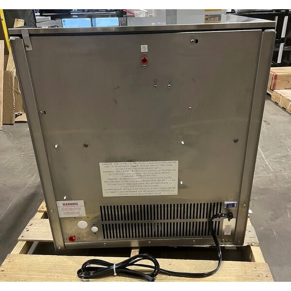 Scratch and Dent Ice-O-Matic CIMU300HA90 30 3/8" Air-Cooled Undercounter Half Dice Cube Ice Machine with 112 lb. Bin - 302 lb., 115V