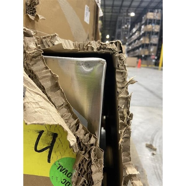 Scratch and Dent Regency 15" x 36" 18 Gauge Type 304 Stainless Steel Dish Cabinet with Adjustable Midshelf