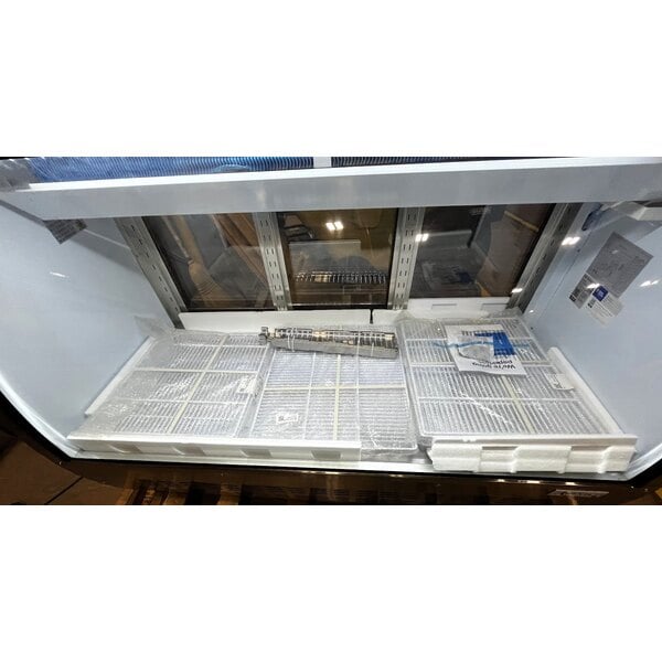 Scratch and Dent Avantco DLC64-HC-S 64" Stainless Steel Curved Glass Refrigerated Deli Case