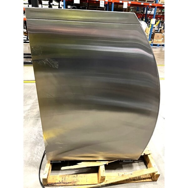 Scratch and Dent Avantco DLC64-HC-S 64" Stainless Steel Curved Glass Refrigerated Deli Case