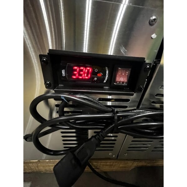 Scratch and Dent Avantco DLC64-HC-S 64" Stainless Steel Curved Glass Refrigerated Deli Case