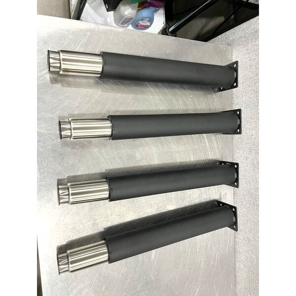 Scratch and Dent Cooking Performance Group FGC-100-N Single Deck Standard Depth Full Size Natural Gas Convection Oven with Legs - 54,000 BTU