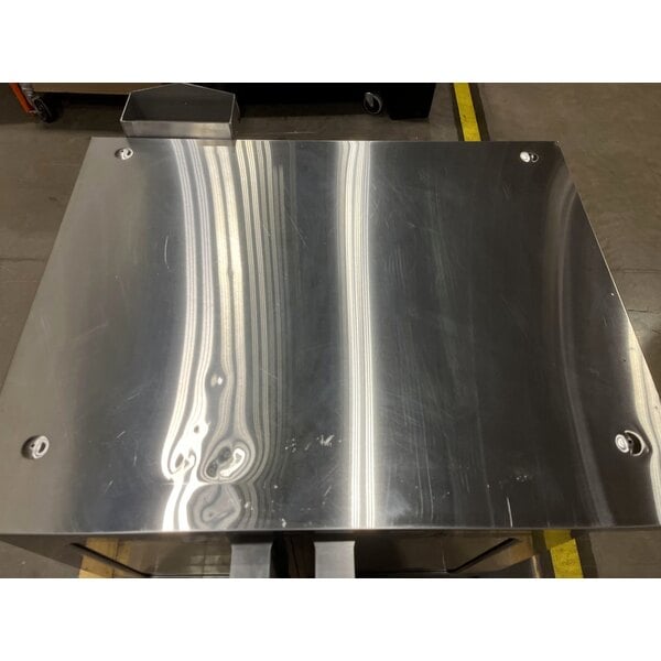 Scratch and Dent Cooking Performance Group FGC-100-N Single Deck Standard Depth Full Size Natural Gas Convection Oven with Legs - 54,000 BTU