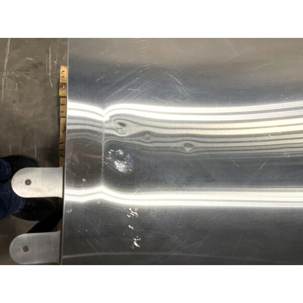 Scratch and Dent Cooking Performance Group FGC-100-N Single Deck Standard Depth Full Size Natural Gas Convection Oven with Legs - 54,000 BTU