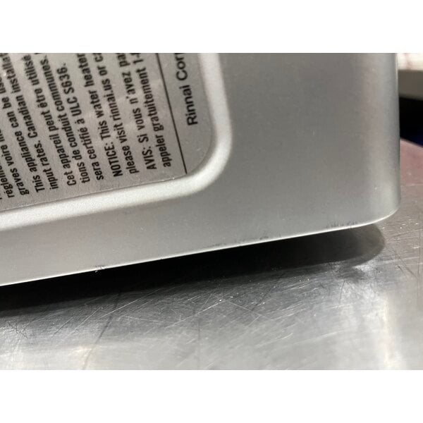 Scratch and Dent Rinnai SENSEI RX199iN Natural Gas / Liquid Propane Wall-Mounted Indoor / Outdoor Tankless Water Heater - 120V, 199,000 BTU, 11.0 GPM