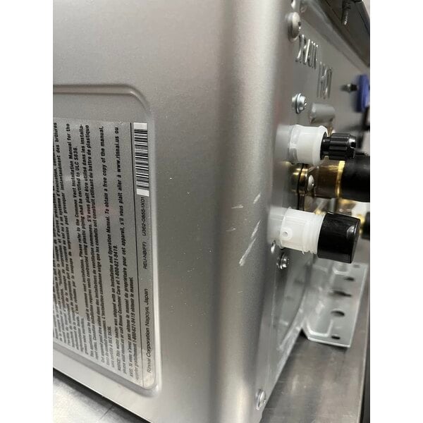 Scratch and Dent Rinnai SENSEI RX199iN Natural Gas / Liquid Propane Wall-Mounted Indoor / Outdoor Tankless Water Heater - 120V, 199,000 BTU, 11.0 GPM