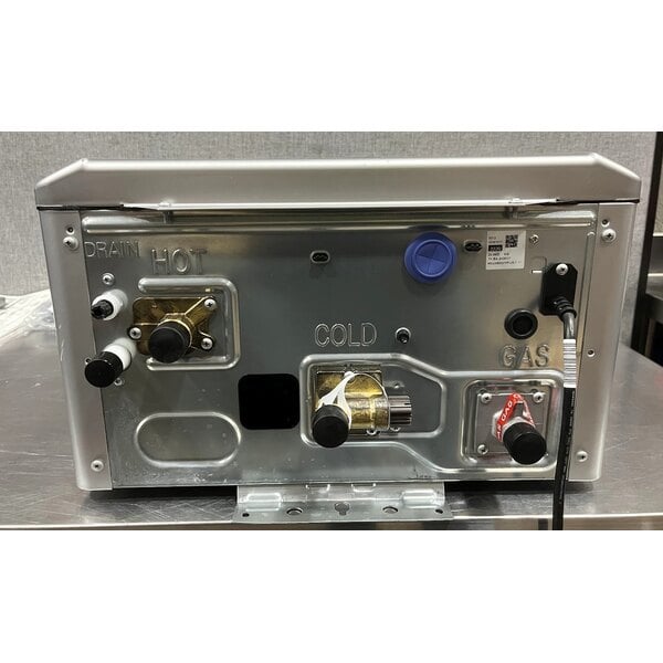 Scratch and Dent Rinnai SENSEI RX199iN Natural Gas / Liquid Propane Wall-Mounted Indoor / Outdoor Tankless Water Heater - 120V, 199,000 BTU, 11.0 GPM